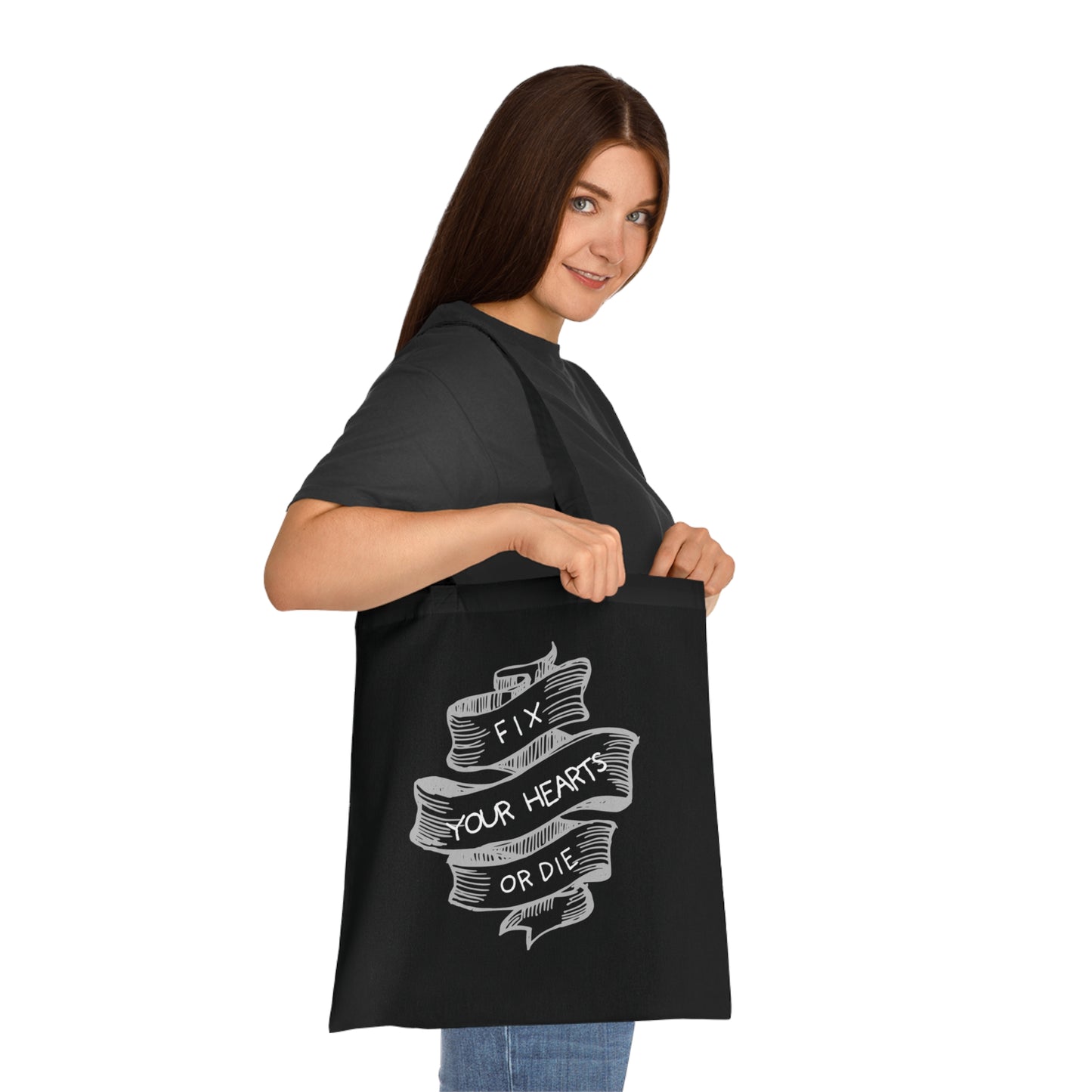 Fix your hearts Cotton Tote Bag