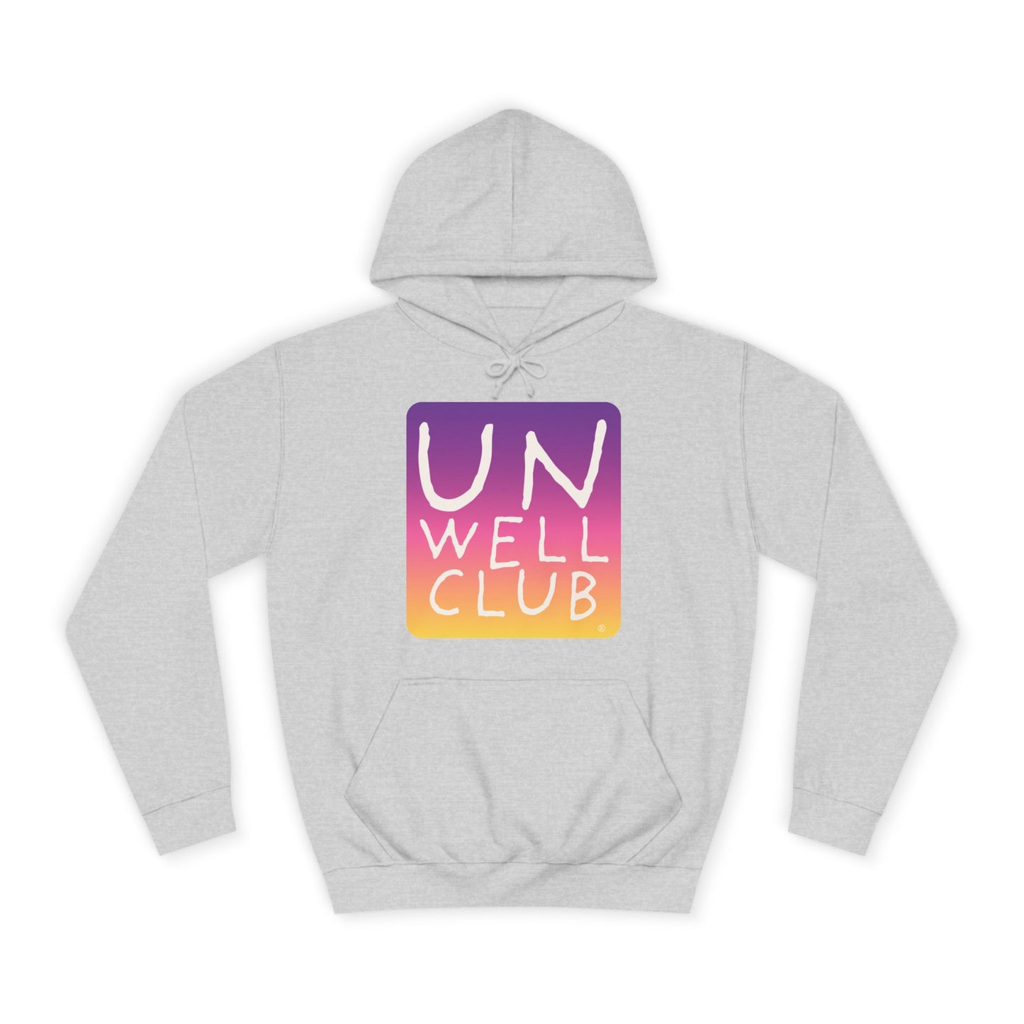 Unwell club hoodie - sunset