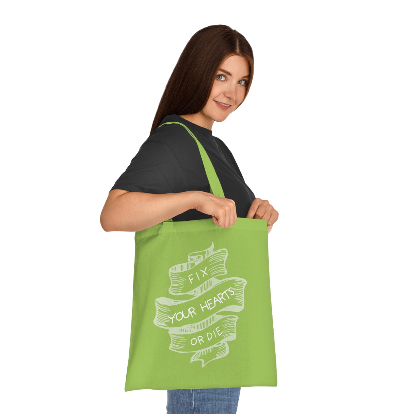 Fix your hearts Cotton Tote Bag