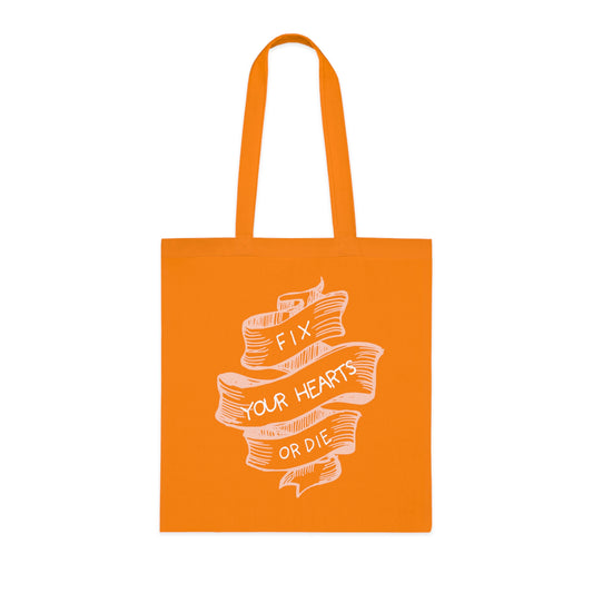 Fix your hearts Cotton Tote Bag