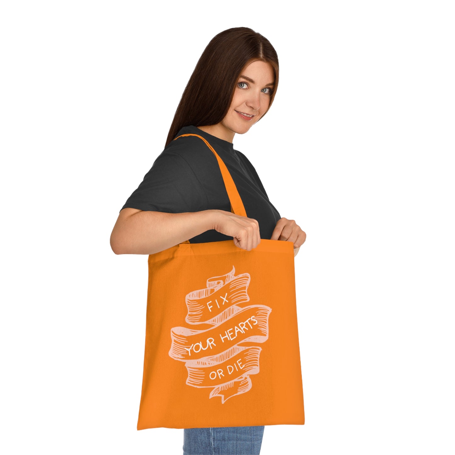 Fix your hearts Cotton Tote Bag
