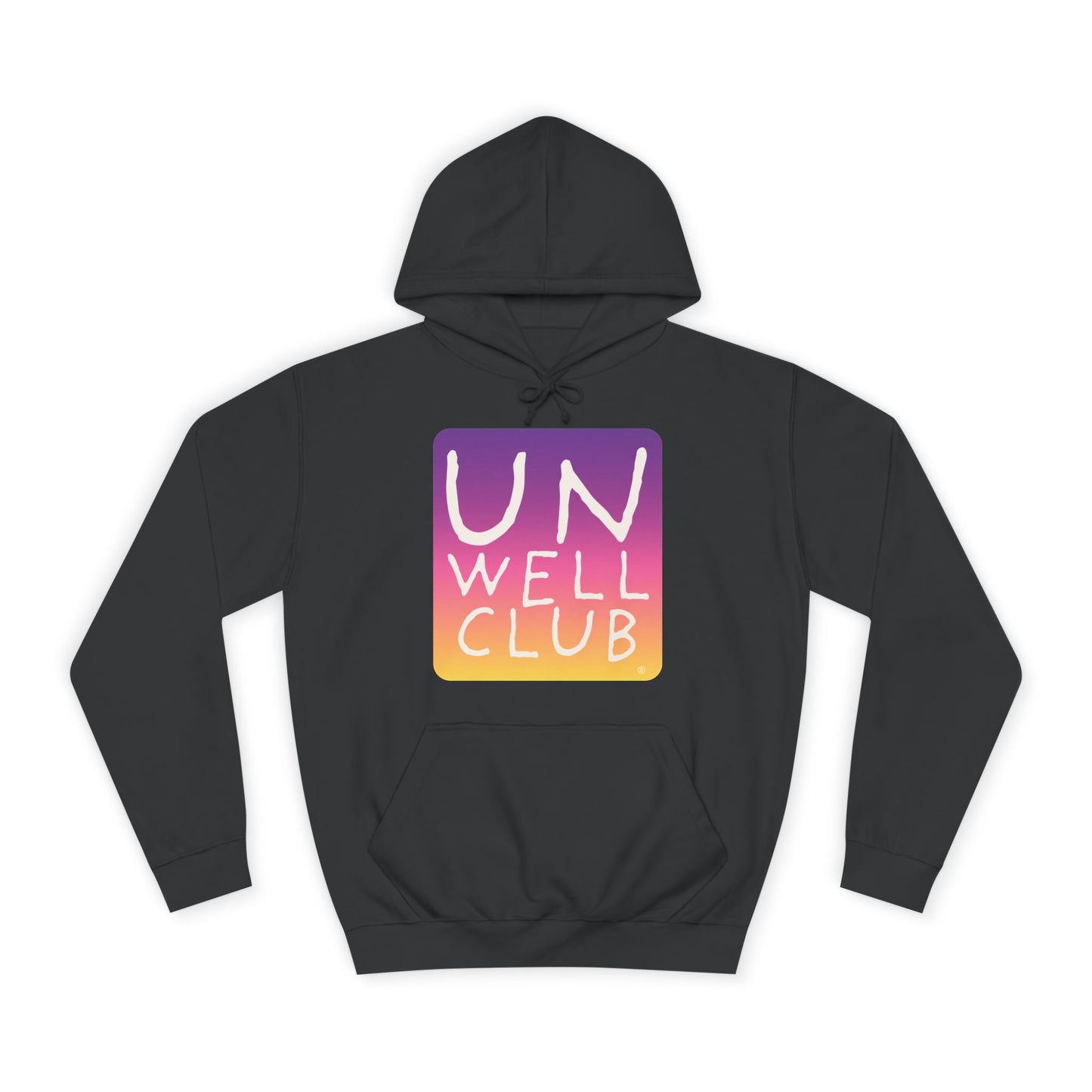 Unwell club hoodie - sunset