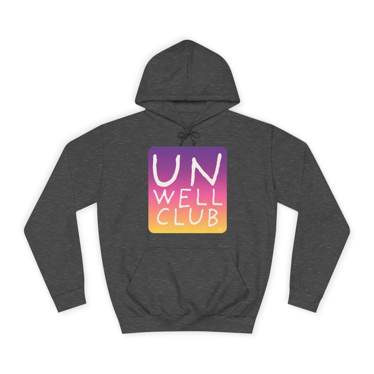 Unwell club hoodie - sunset