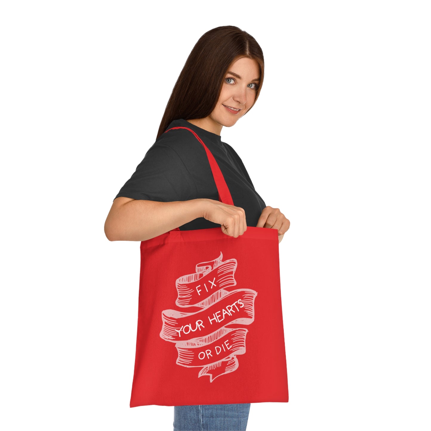 Fix your hearts Cotton Tote Bag