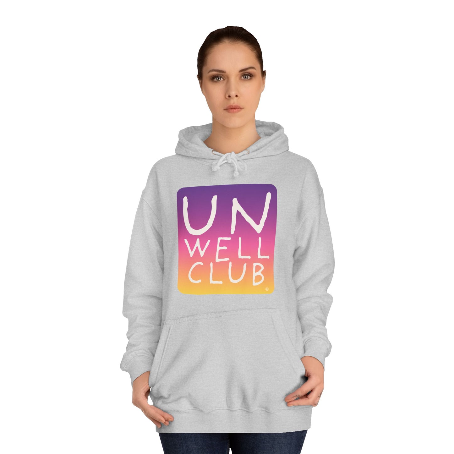 Unwell club hoodie - sunset