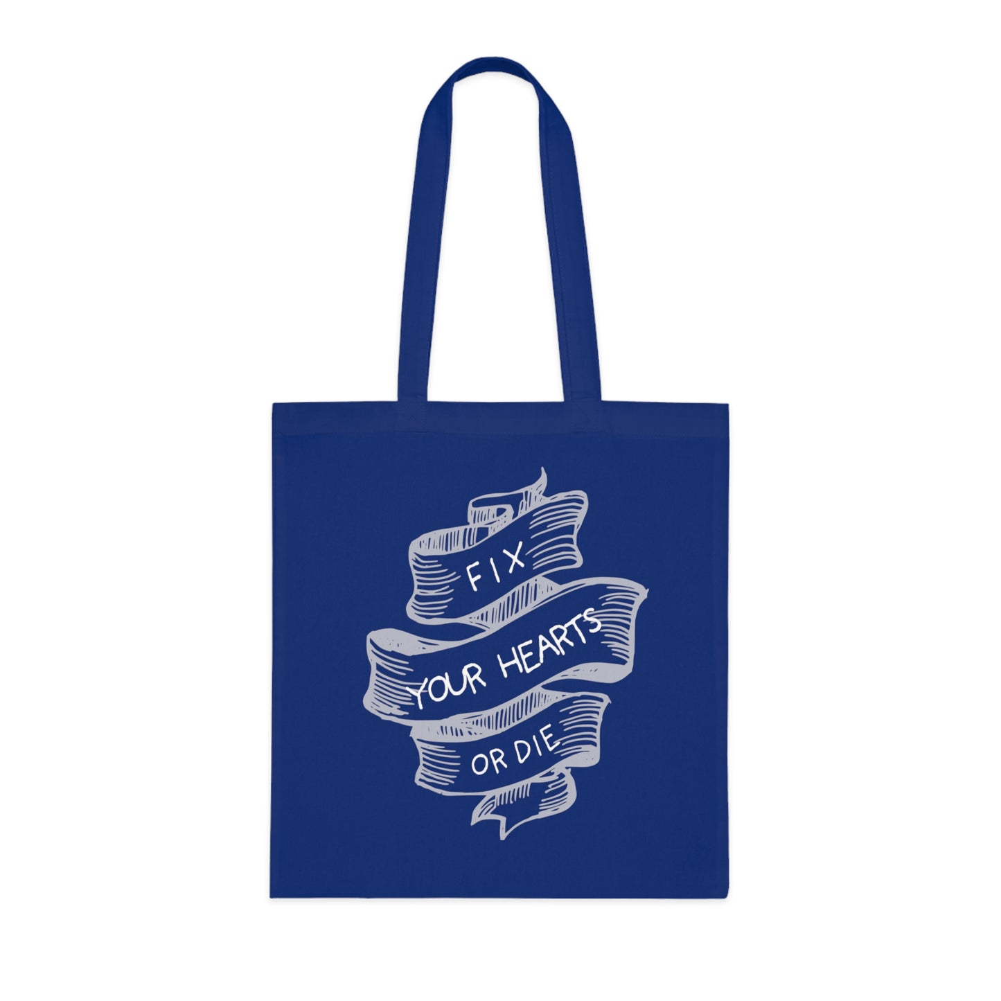 Fix your hearts Cotton Tote Bag