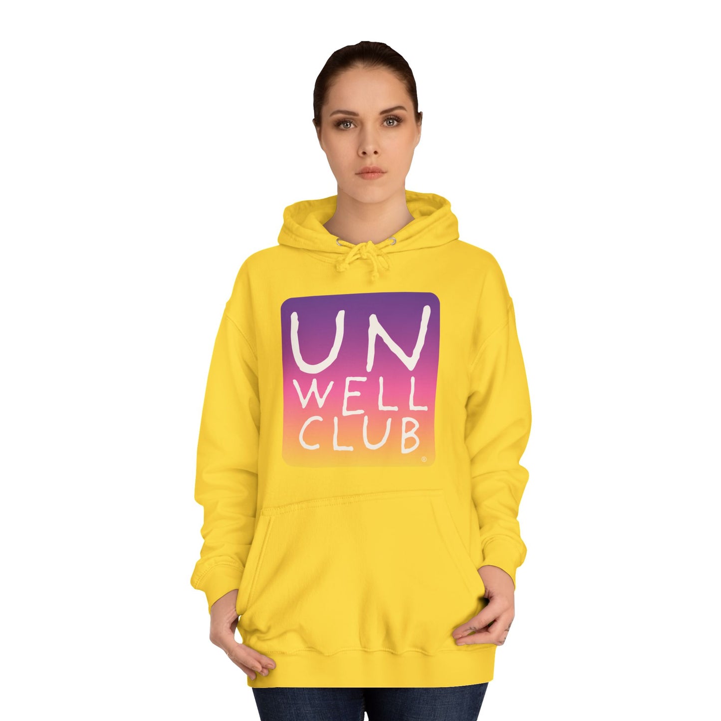 Unwell club hoodie - sunset