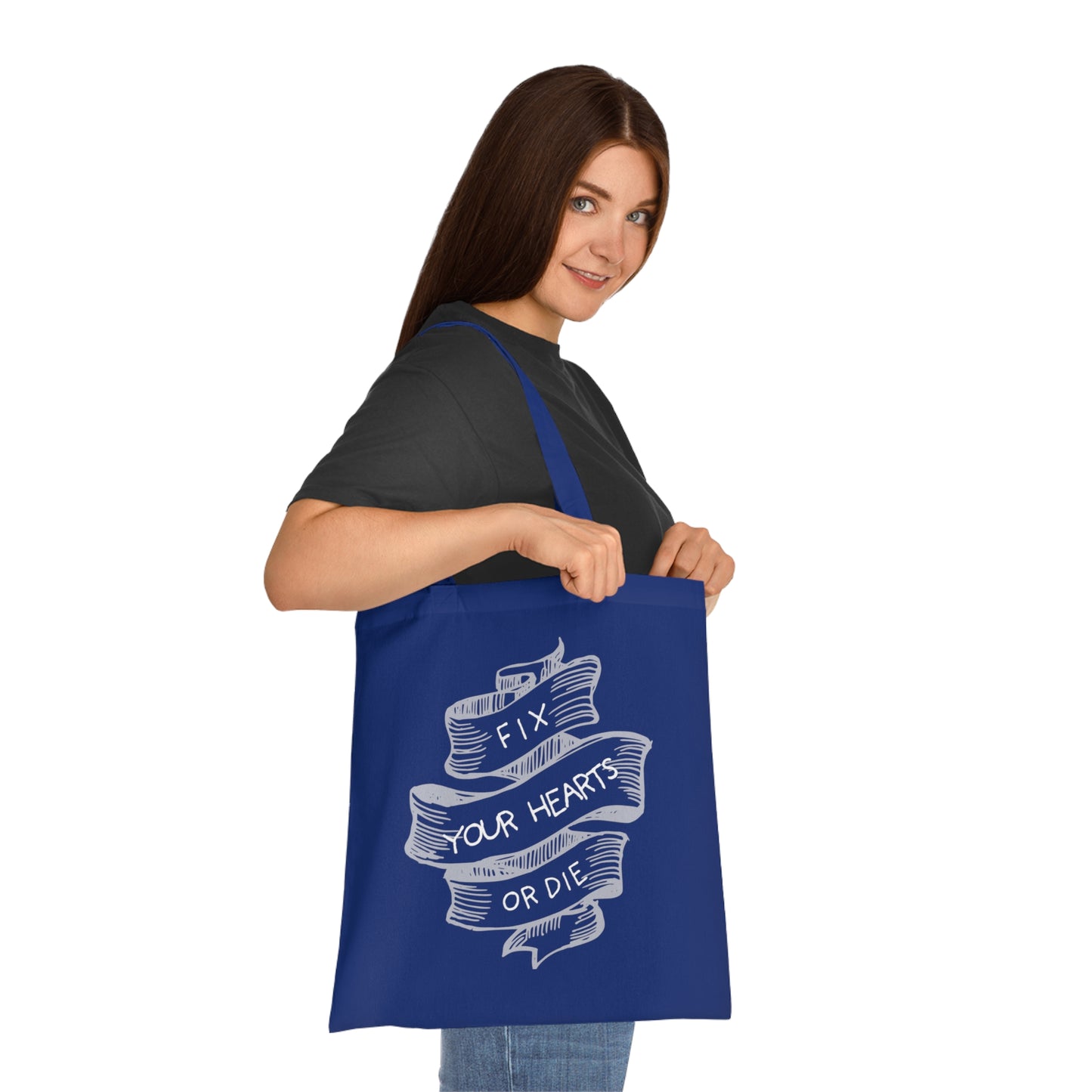 Fix your hearts Cotton Tote Bag