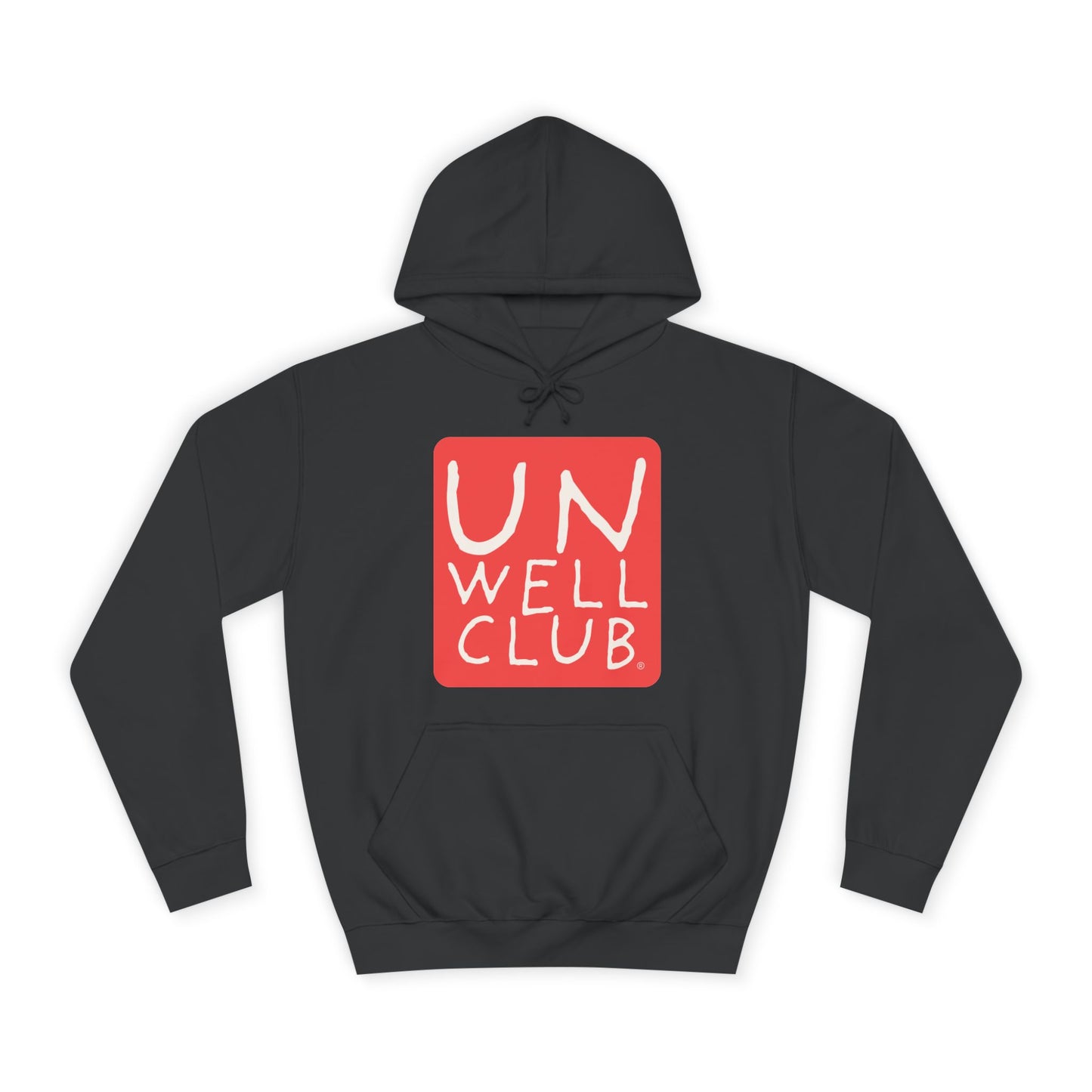 Unwell club hoodie - original red