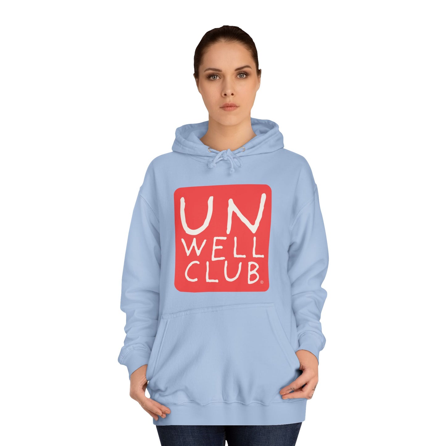 Unwell club hoodie - original red