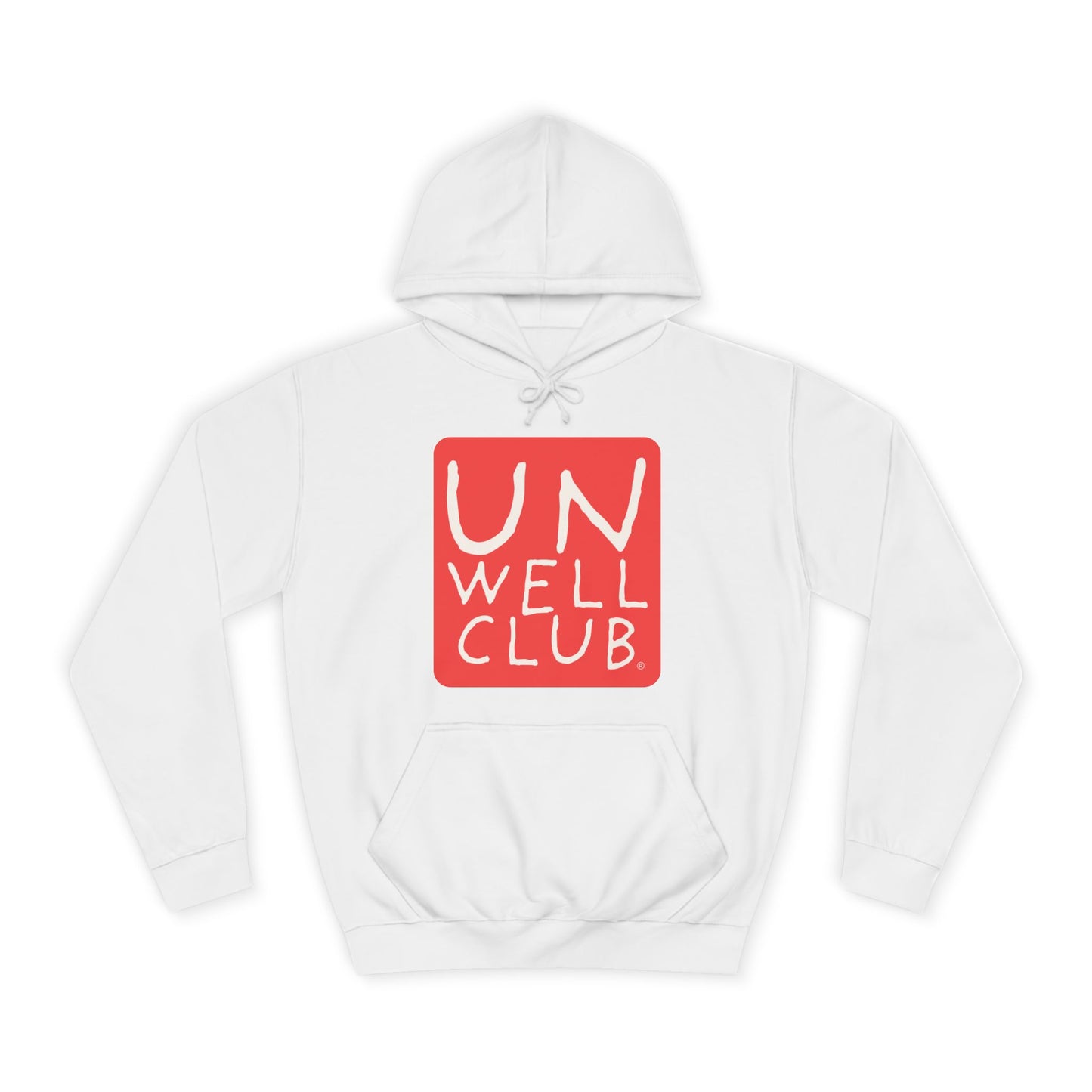 Unwell club hoodie - original red