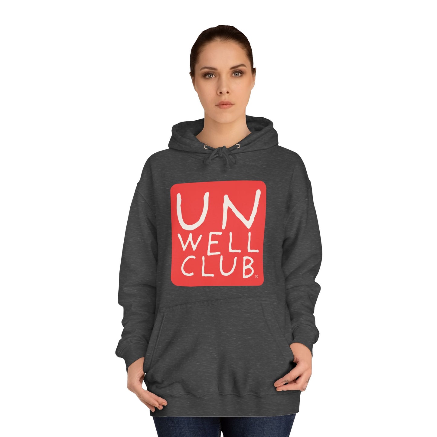 Unwell club hoodie - original red