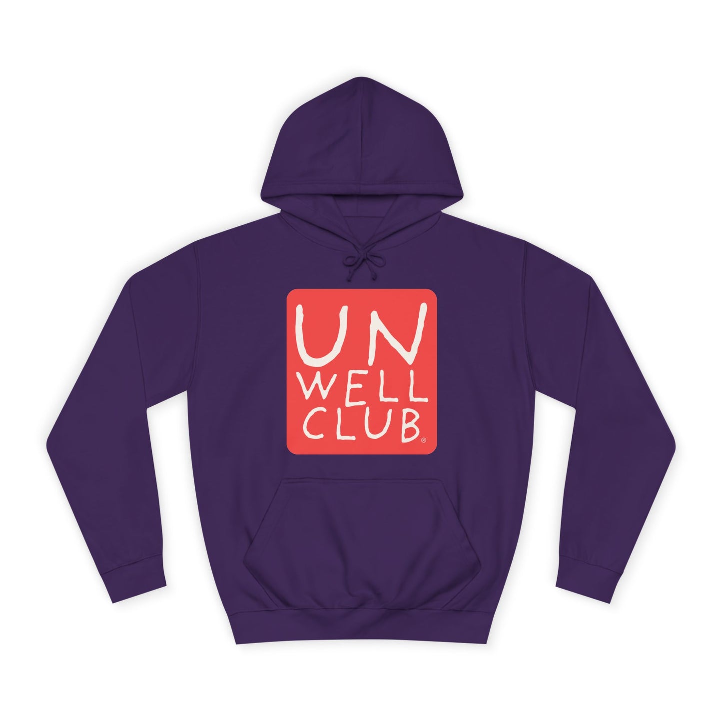 Unwell club hoodie - original red