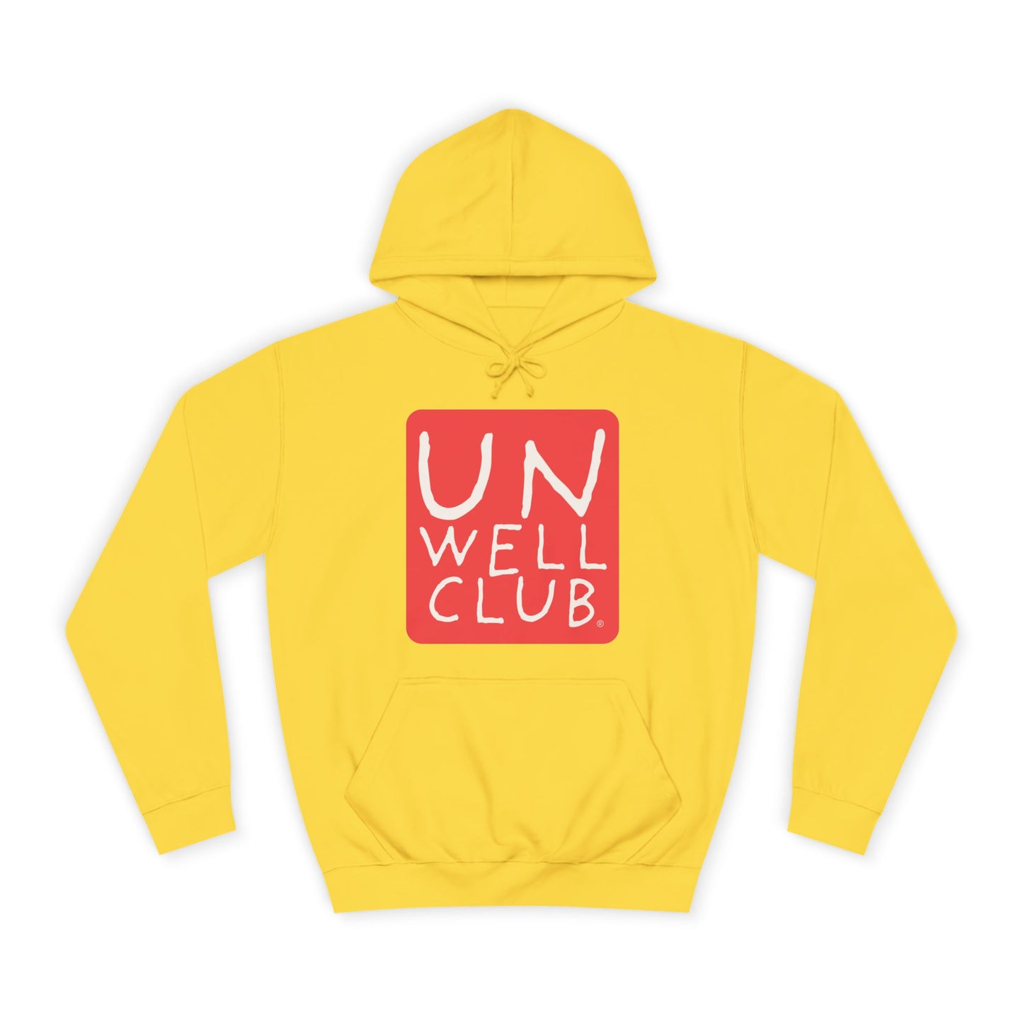 Unwell club hoodie - original red