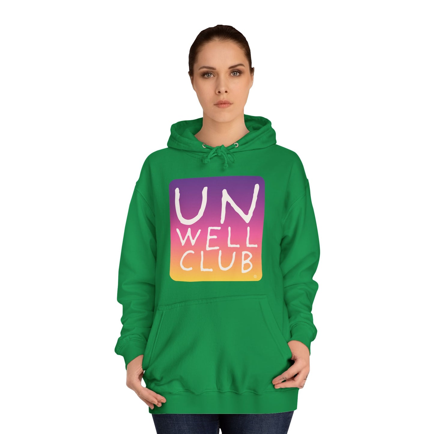 Unwell club hoodie - sunset
