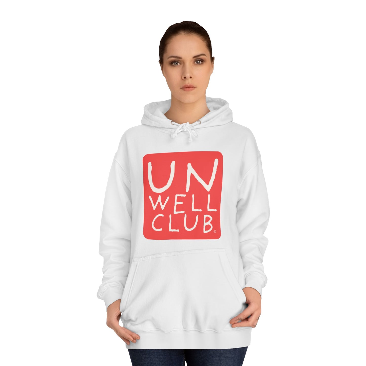 Unwell club hoodie - original red
