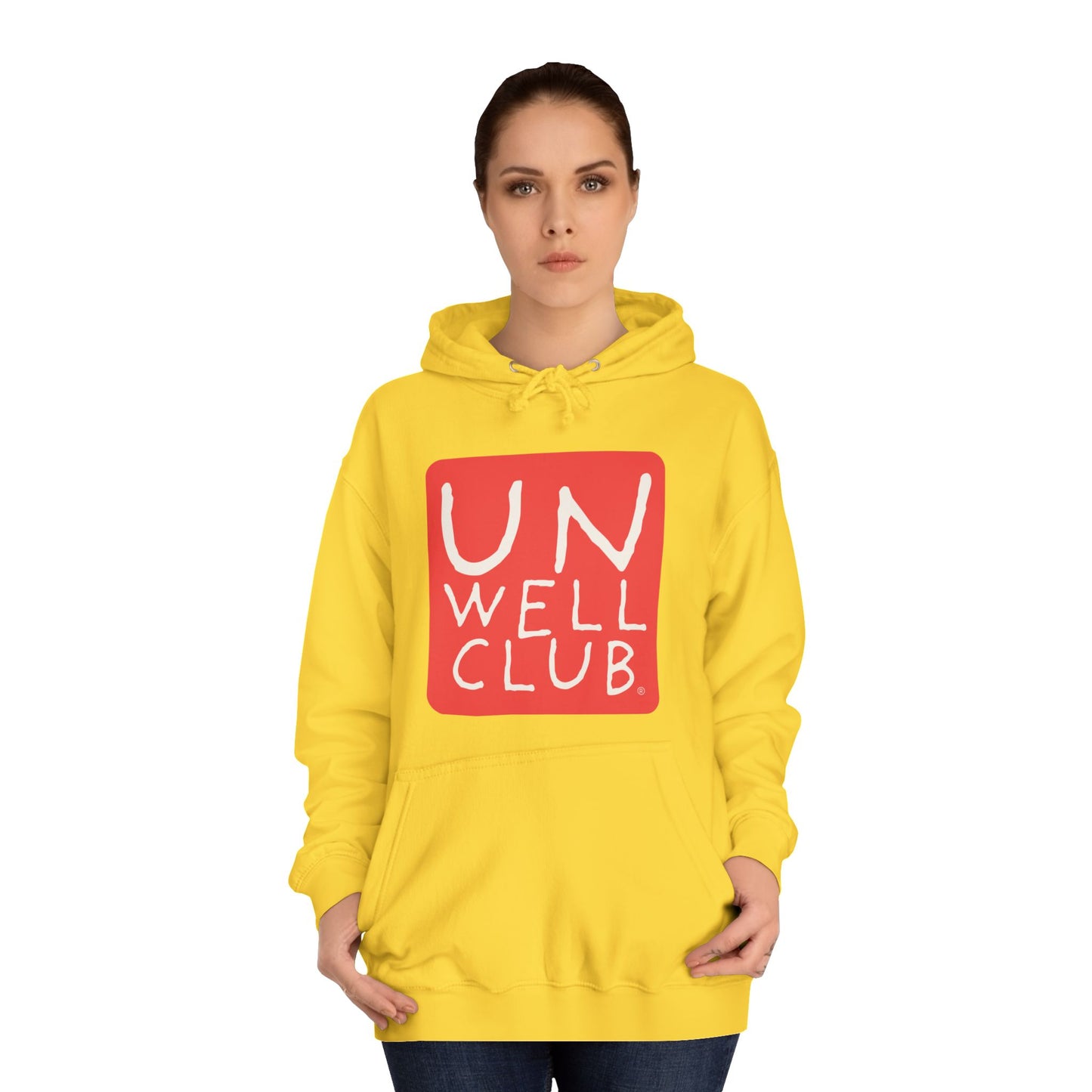 Unwell club hoodie - original red