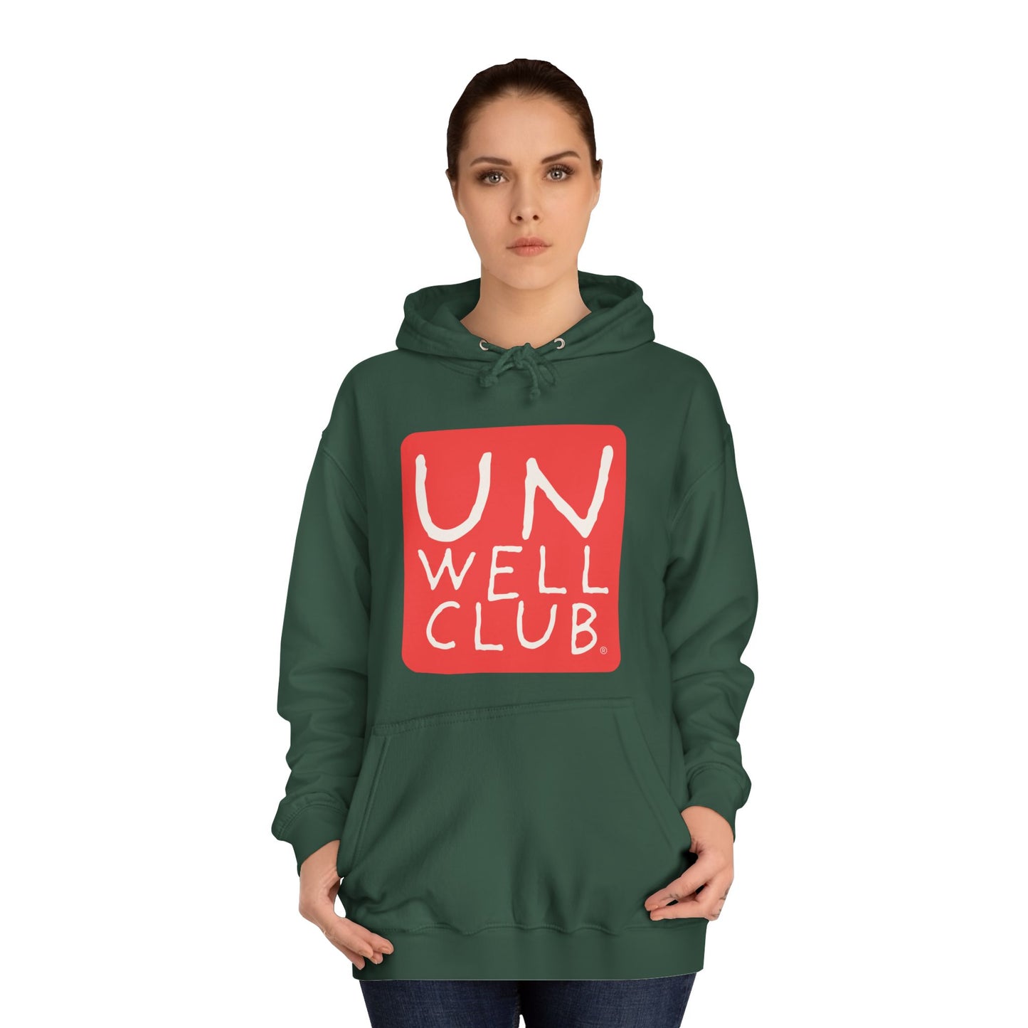 Unwell club hoodie - original red