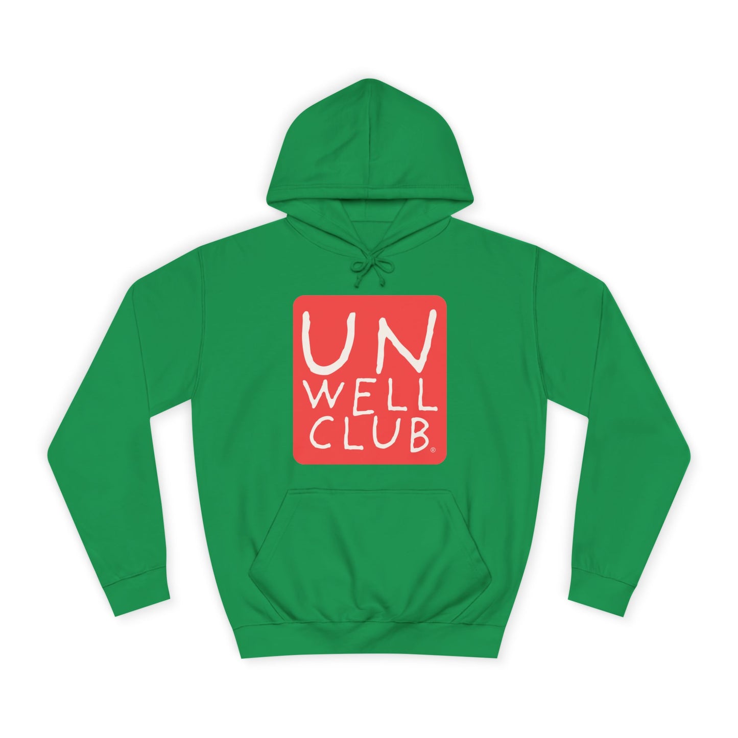 Unwell club hoodie - original red