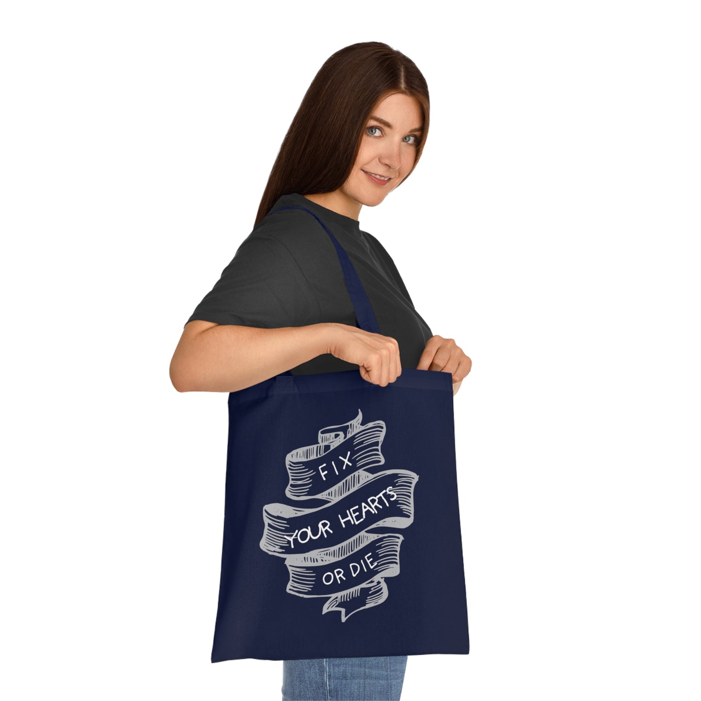 Fix your hearts Cotton Tote Bag