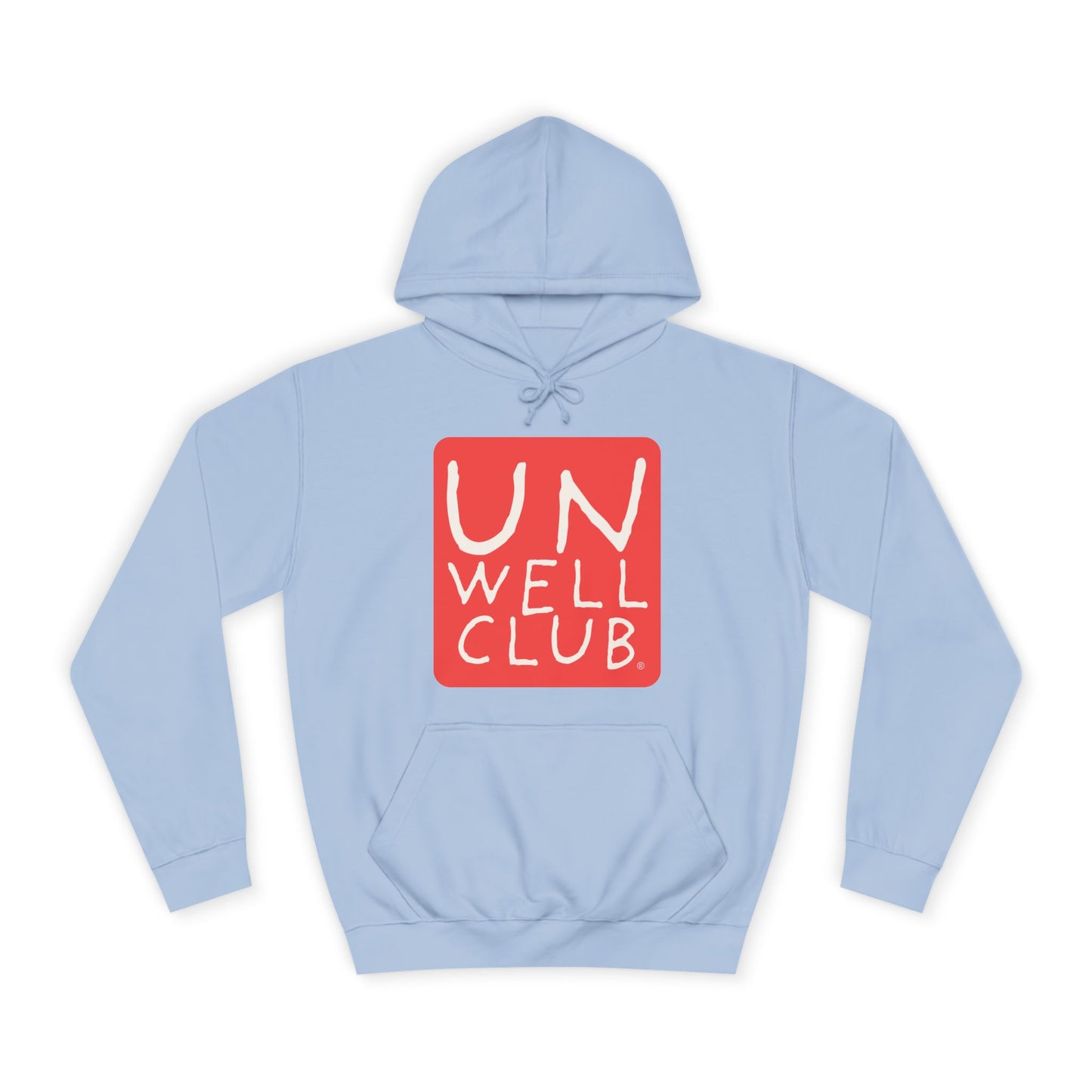 Unwell club hoodie - original red
