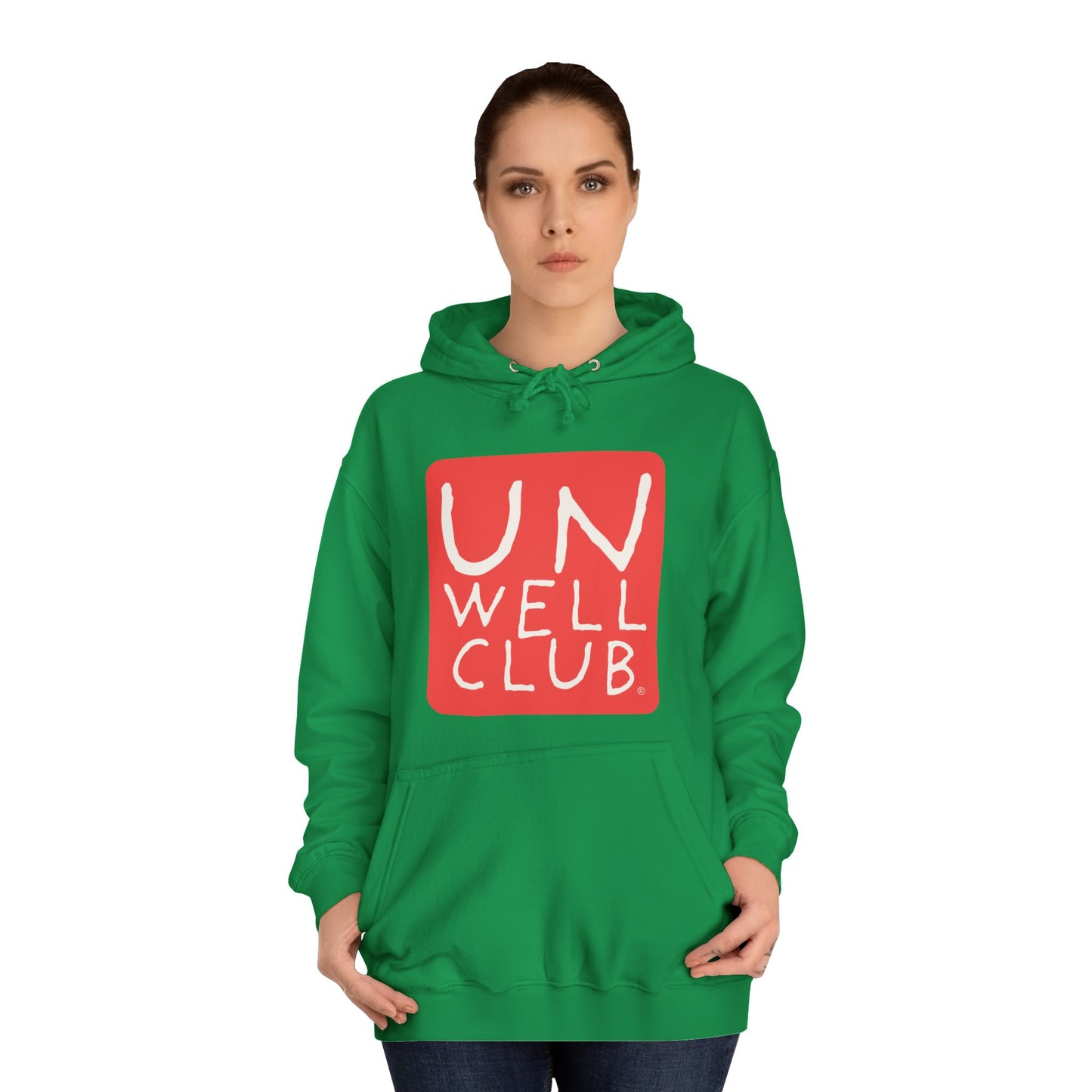 Unwell club hoodie - original red