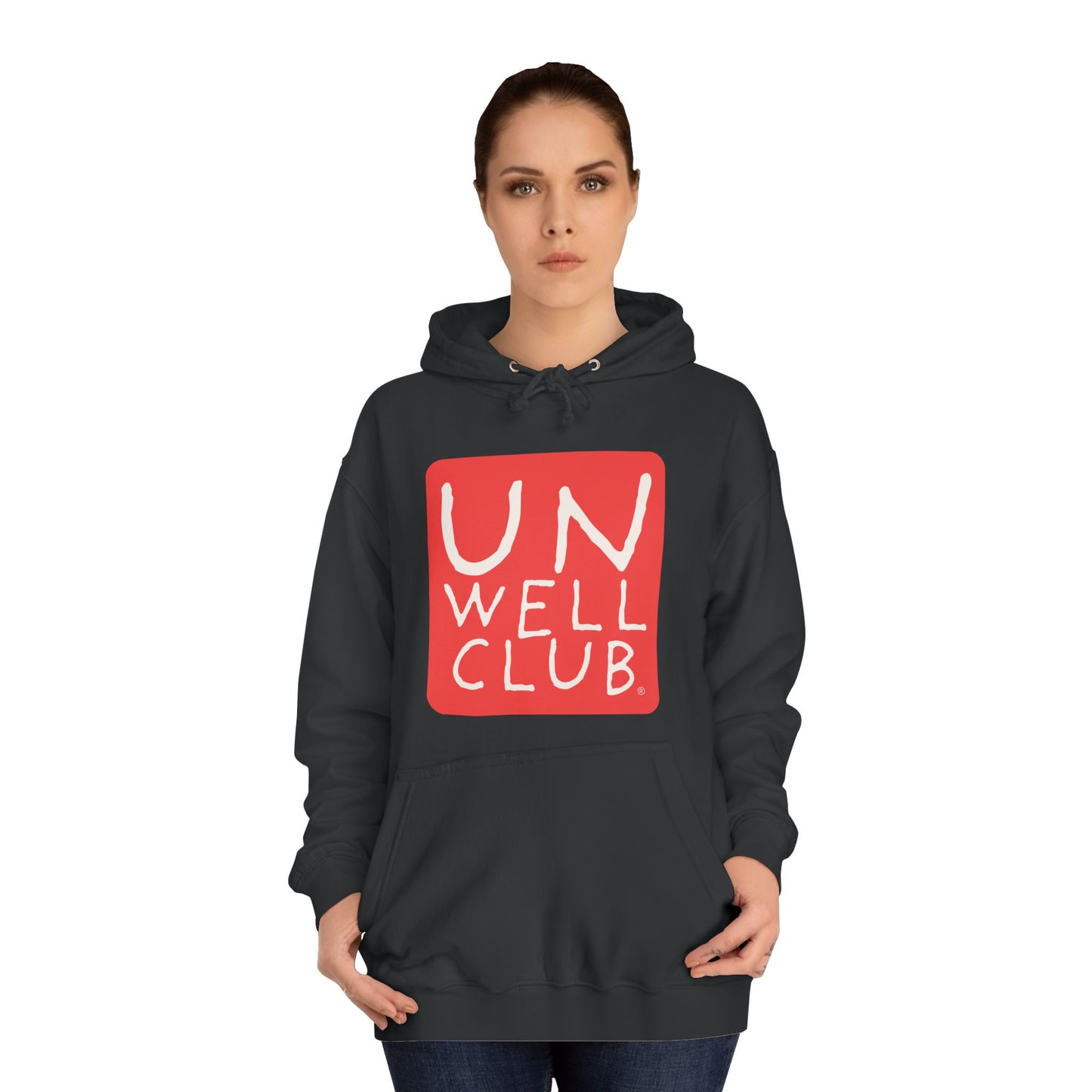 Unwell club hoodie - original red