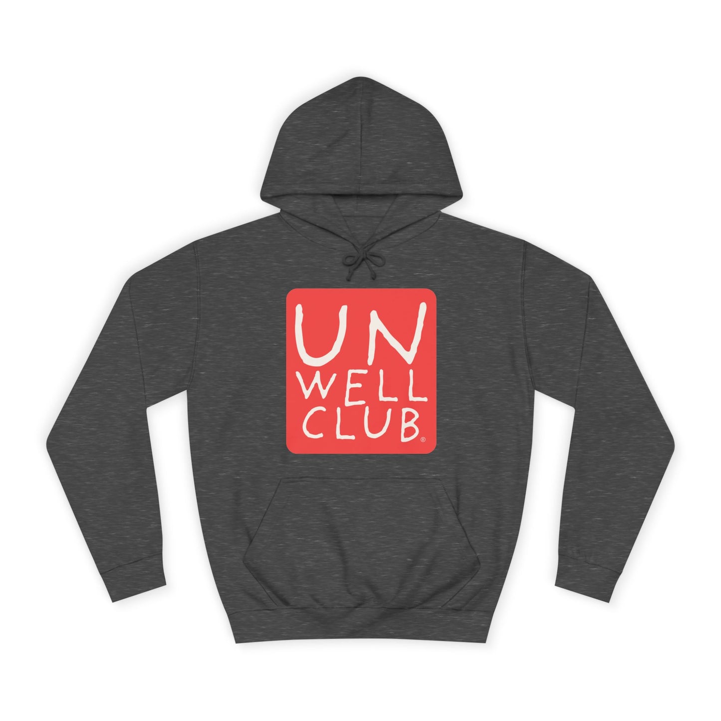 Unwell club hoodie - original red